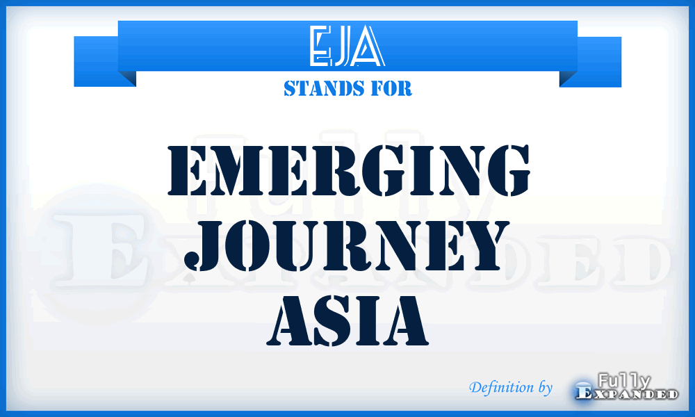 EJA - Emerging Journey Asia