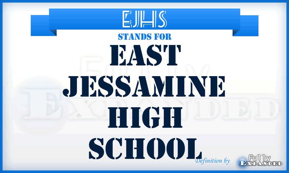 EJHS - East Jessamine High School