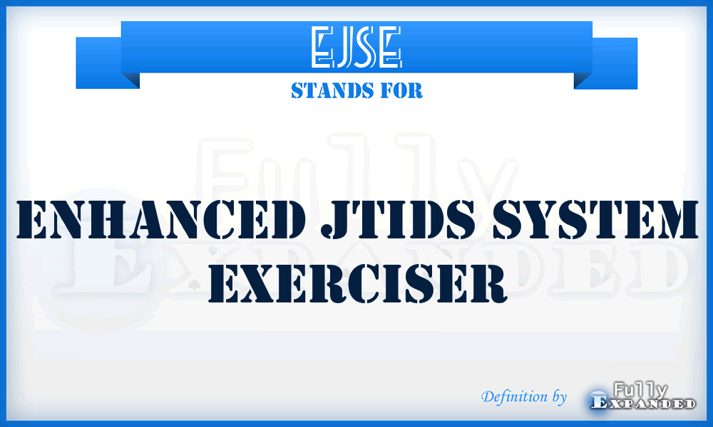 EJSE - Enhanced JTIDS System Exerciser