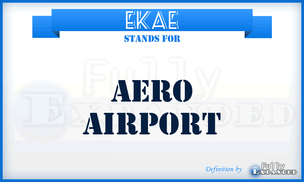 EKAE - Aero airport
