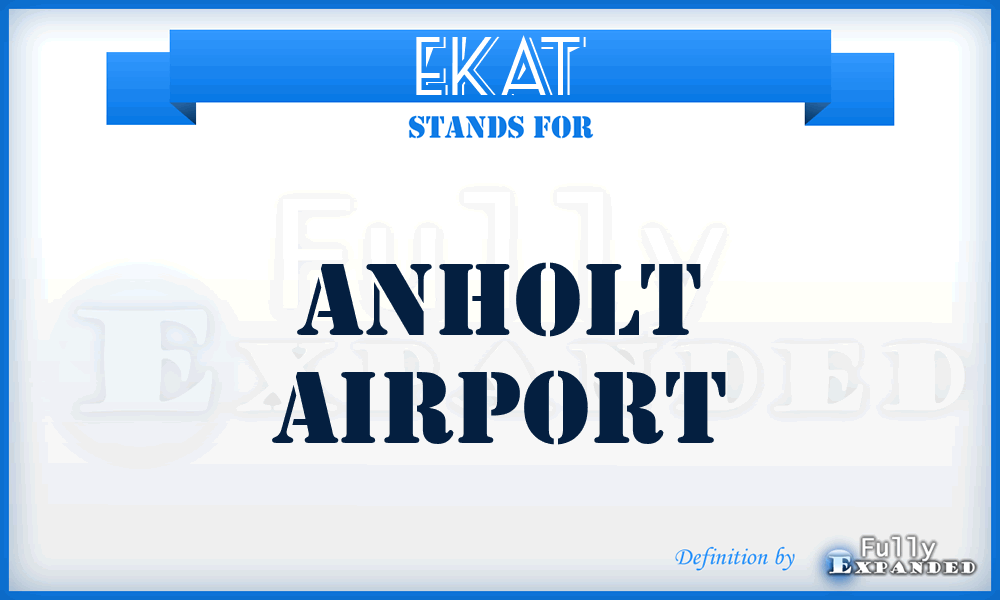 EKAT - Anholt airport