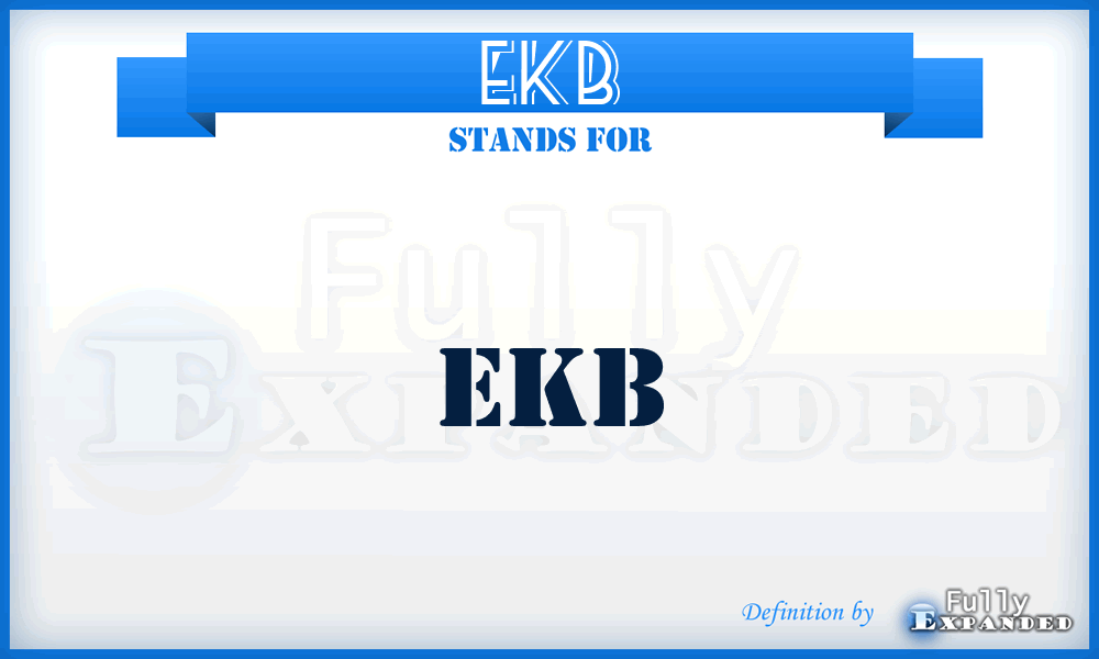 EKB - EKB