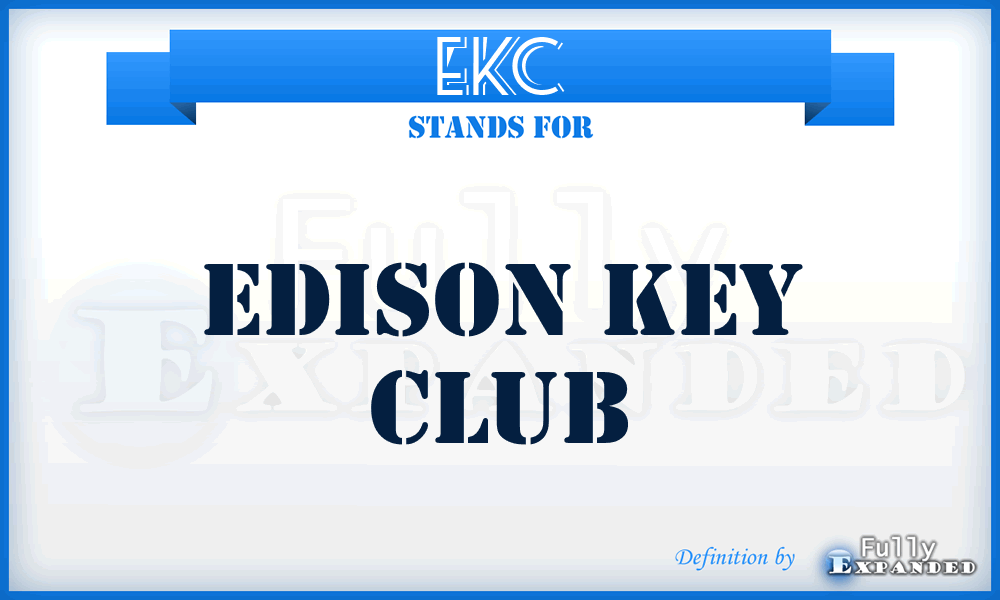 EKC - Edison Key Club