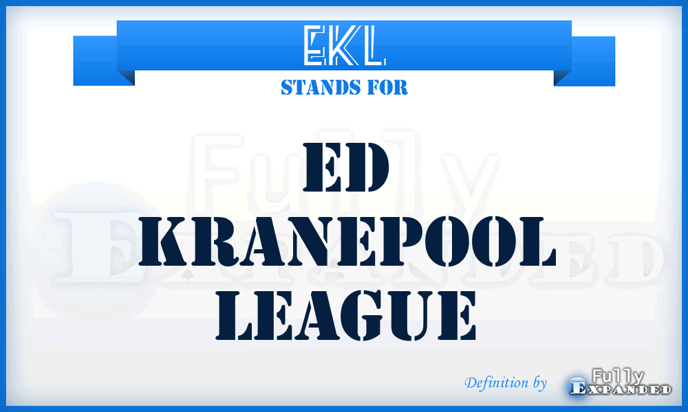 EKL - Ed Kranepool League