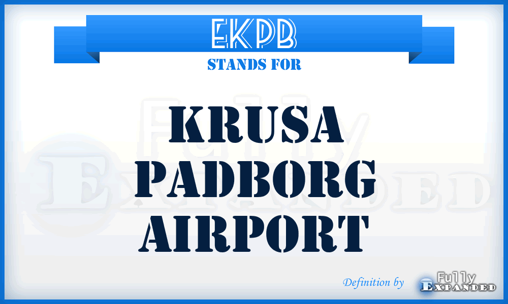 EKPB - Krusa Padborg airport