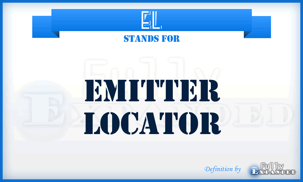 EL - emitter locator