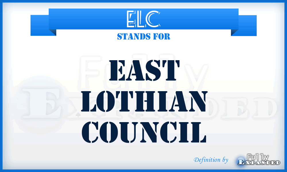 ELC - East Lothian Council