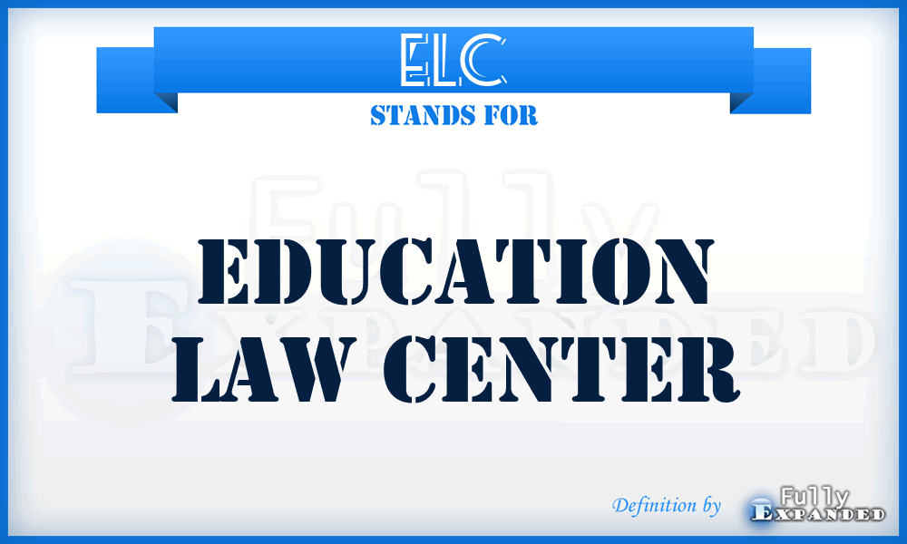 ELC - Education Law Center