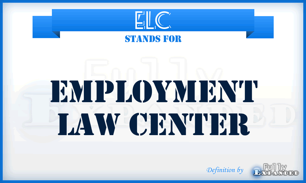 ELC - Employment Law Center
