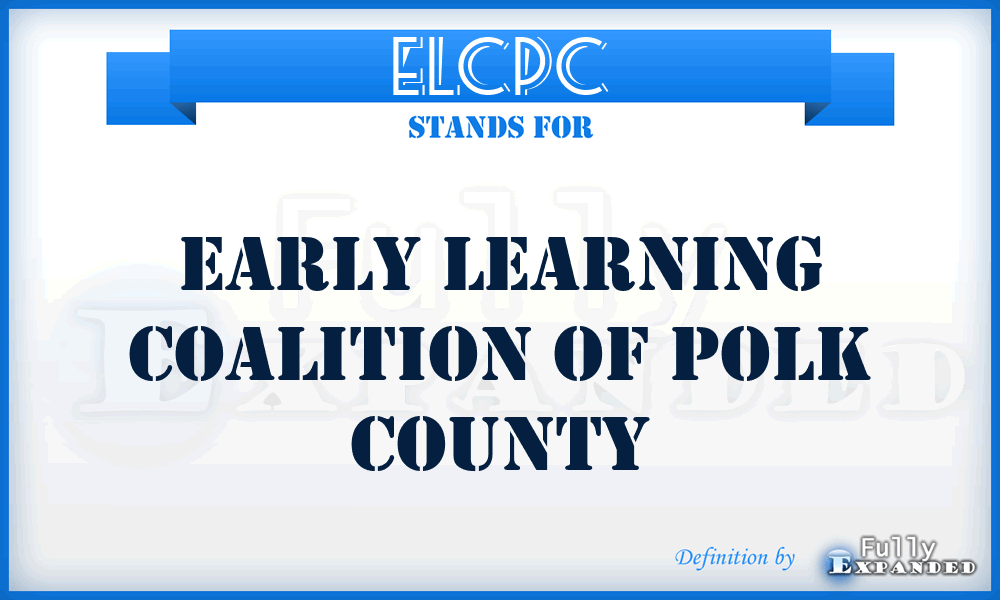 ELCPC - Early Learning Coalition of Polk County