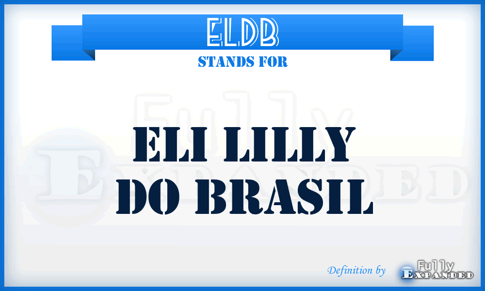 ELDB - Eli Lilly Do Brasil