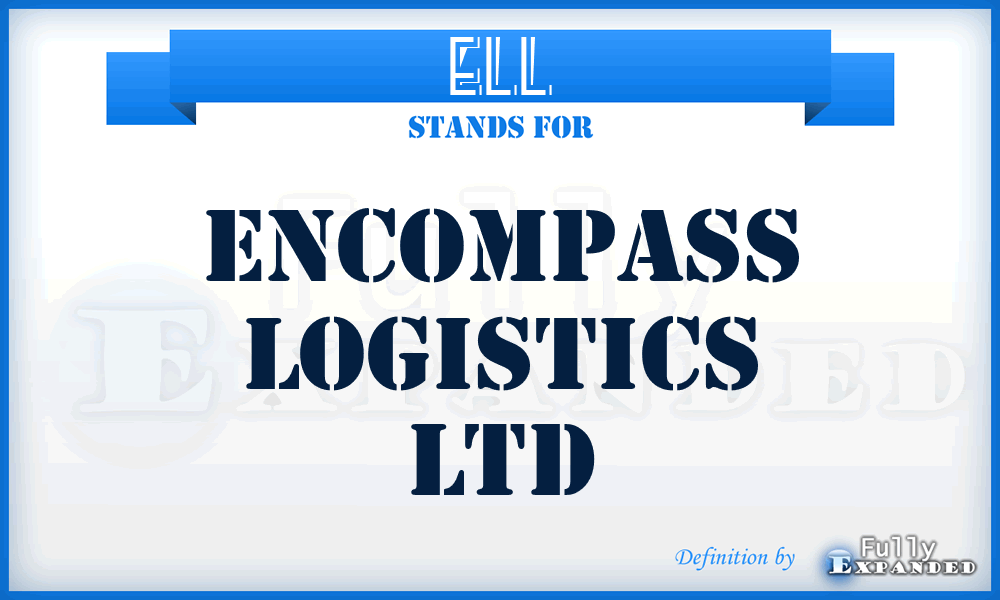 ELL - Encompass Logistics Ltd