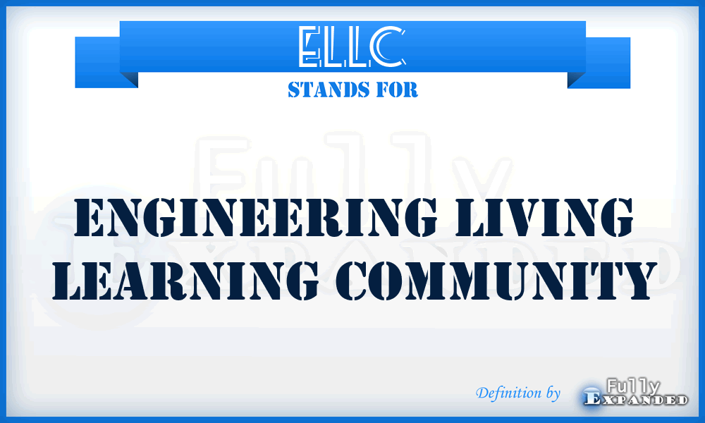 ELLC - Engineering Living Learning Community