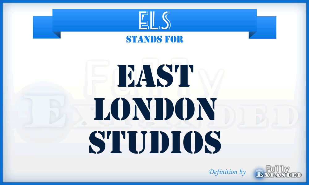 ELS - East London Studios