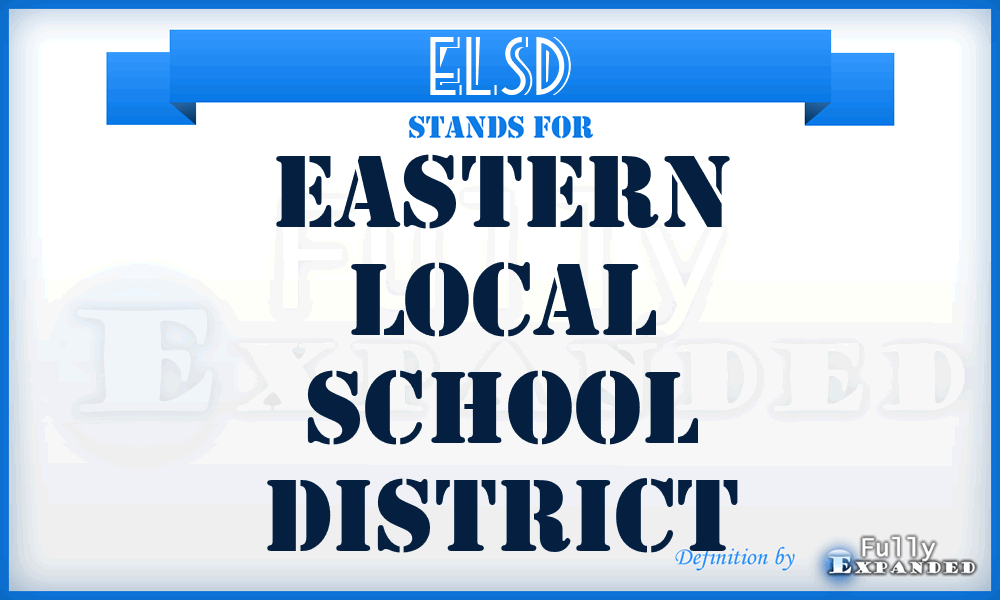 ELSD - Eastern Local School District
