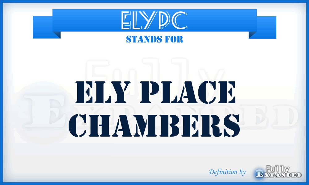ELYPC - ELY Place Chambers