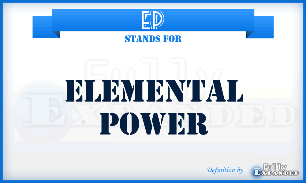 EP - Elemental Power