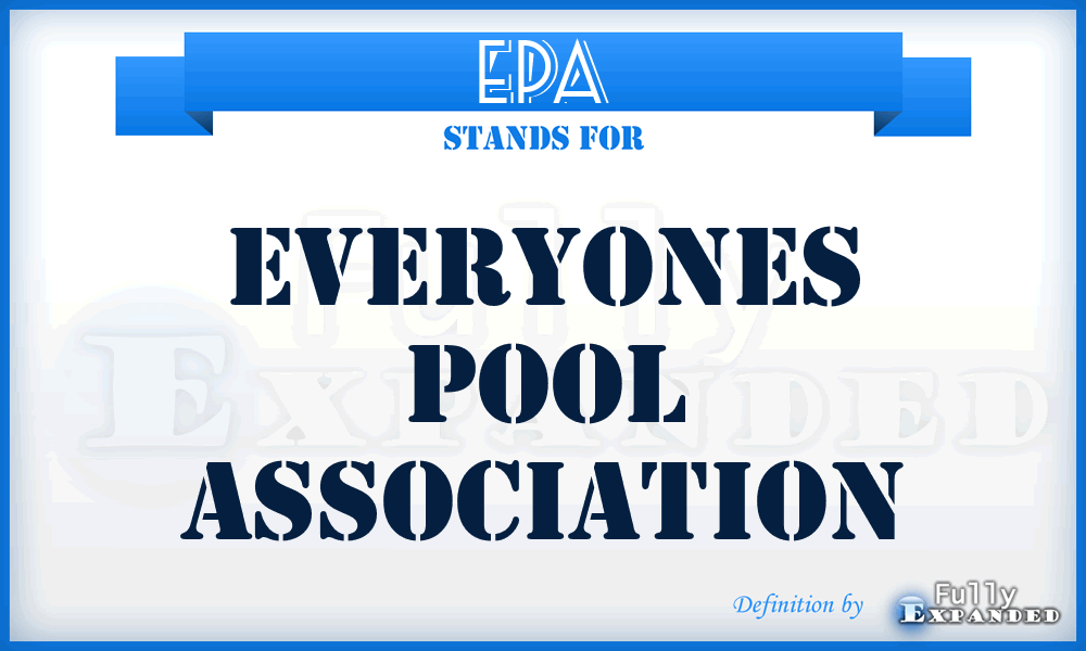 EPA - Everyones Pool Association