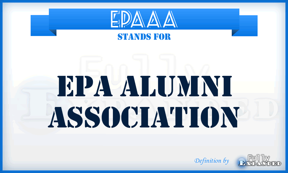 EPAAA - EPA Alumni Association