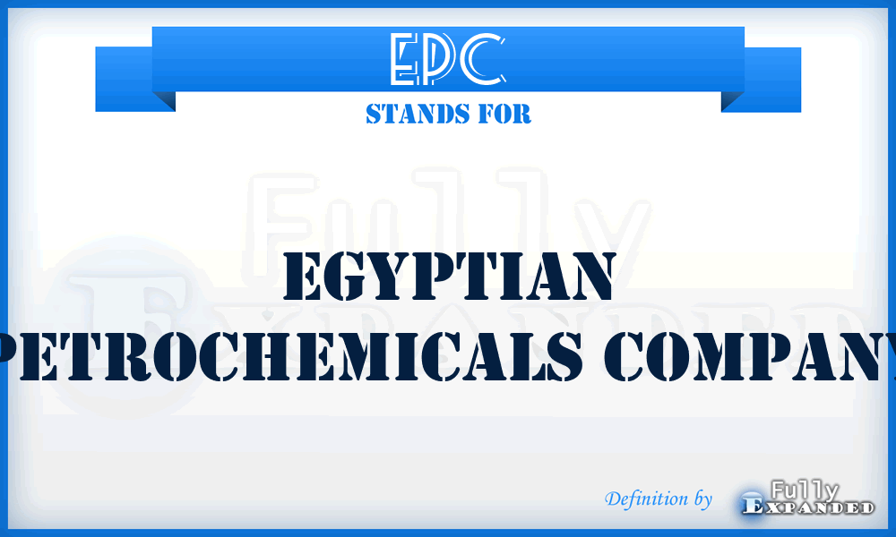 EPC - Egyptian Petrochemicals Company