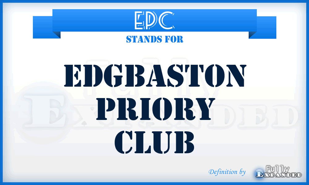 EPC - Edgbaston Priory Club