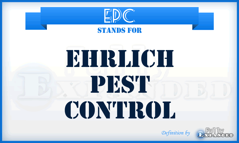 EPC - Ehrlich Pest Control