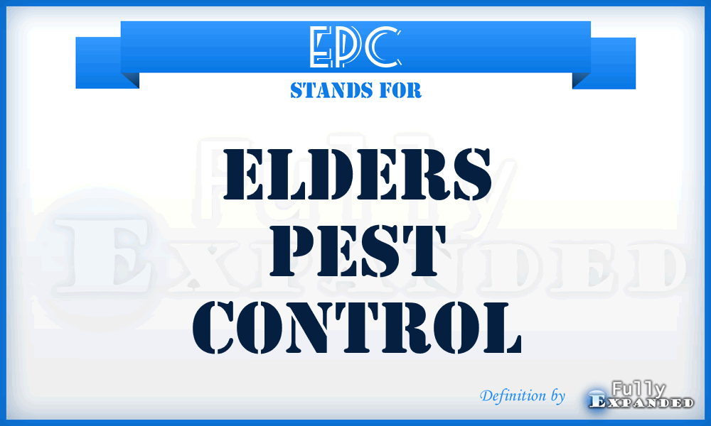 EPC - Elders Pest Control