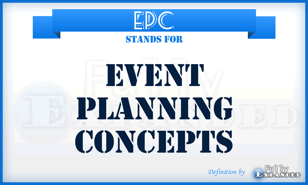 EPC - Event Planning Concepts