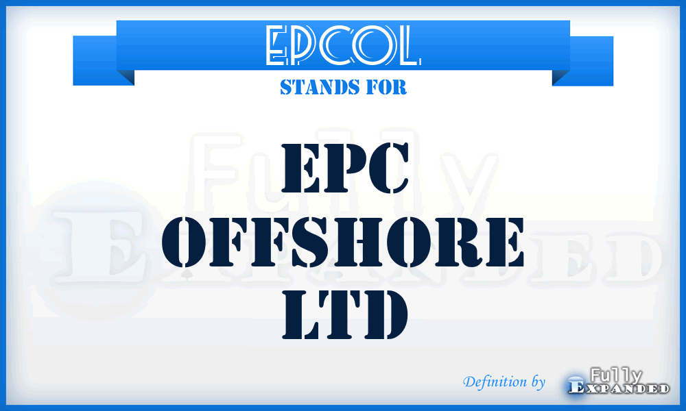 EPCOL - EPC Offshore Ltd