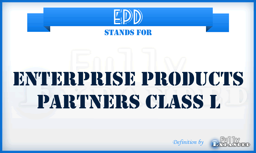 EPD - Enterprise Products Partners Class L
