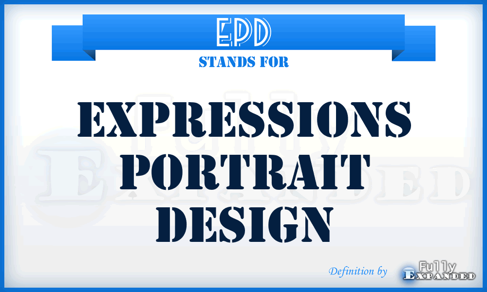 EPD - Expressions Portrait Design