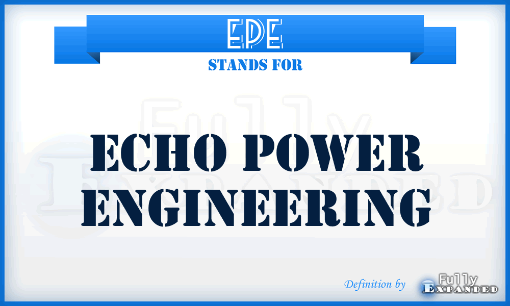 EPE - Echo Power Engineering