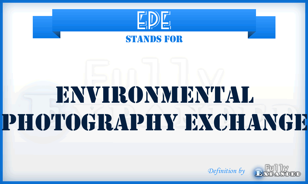 EPE - Environmental Photography Exchange