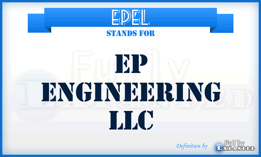 EPEL - EP Engineering LLC