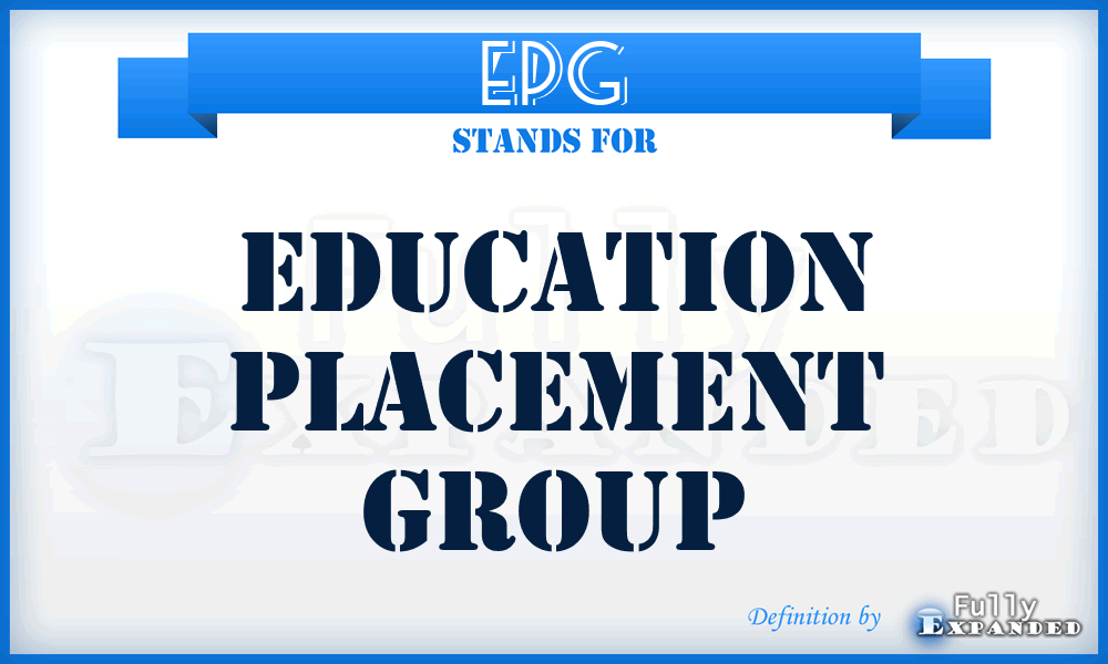 EPG - Education Placement Group