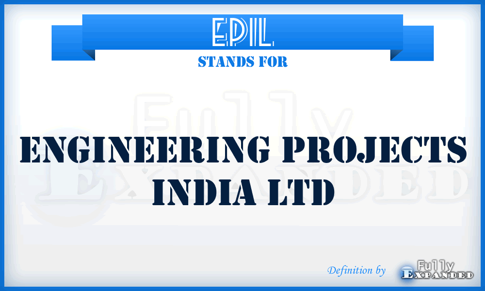 EPIL - Engineering Projects India Ltd