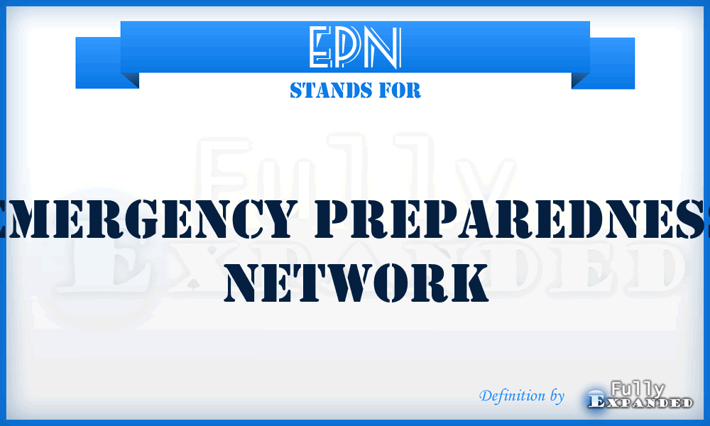 EPN - Emergency Preparedness Network