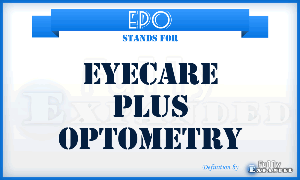 EPO - Eyecare Plus Optometry