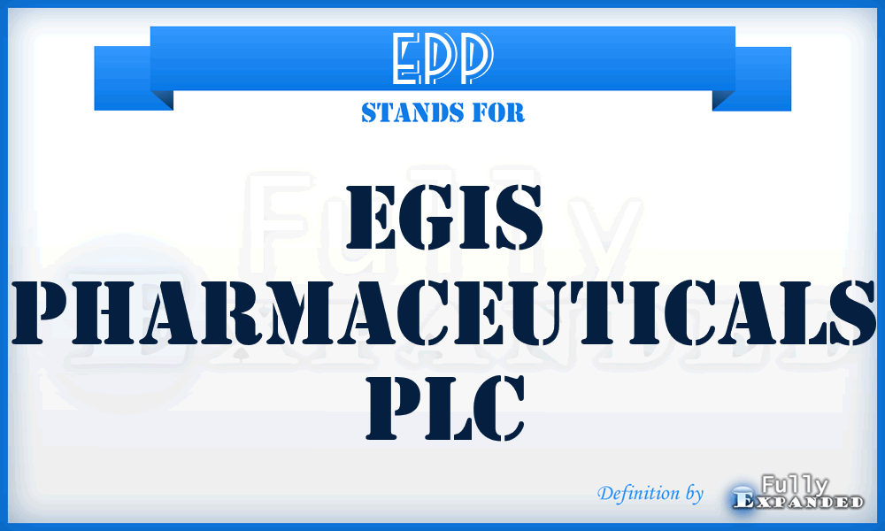 EPP - Egis Pharmaceuticals PLC