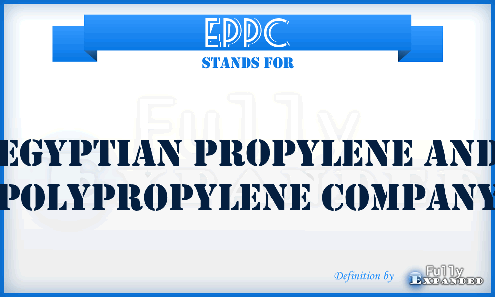 EPPC - Egyptian Propylene and Polypropylene Company