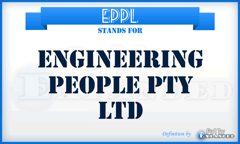 EPPL - Engineering People Pty Ltd