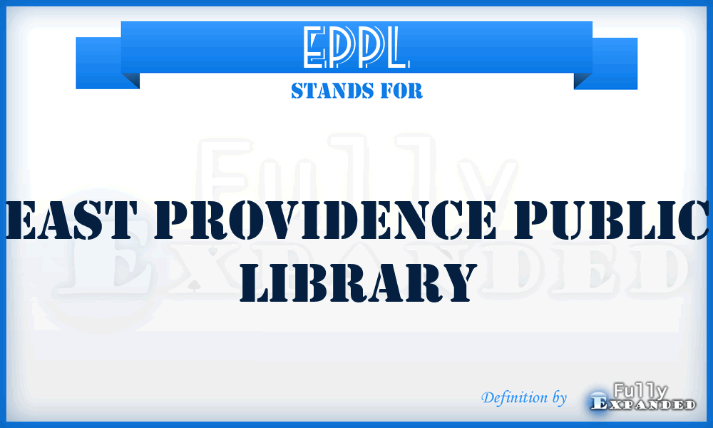 EPPL - East Providence Public Library