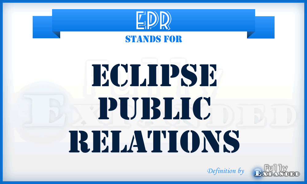 EPR - Eclipse Public Relations