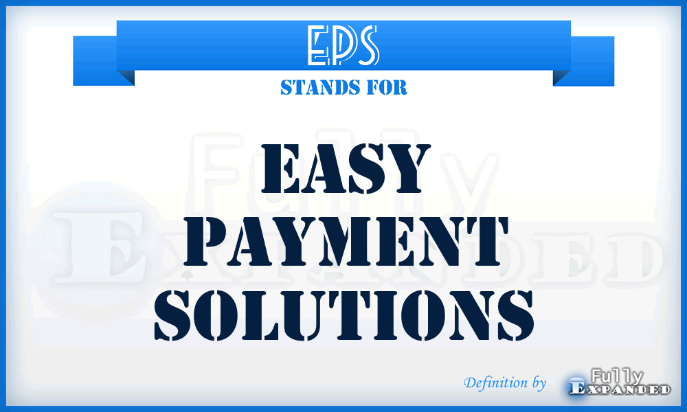 EPS - Easy Payment Solutions