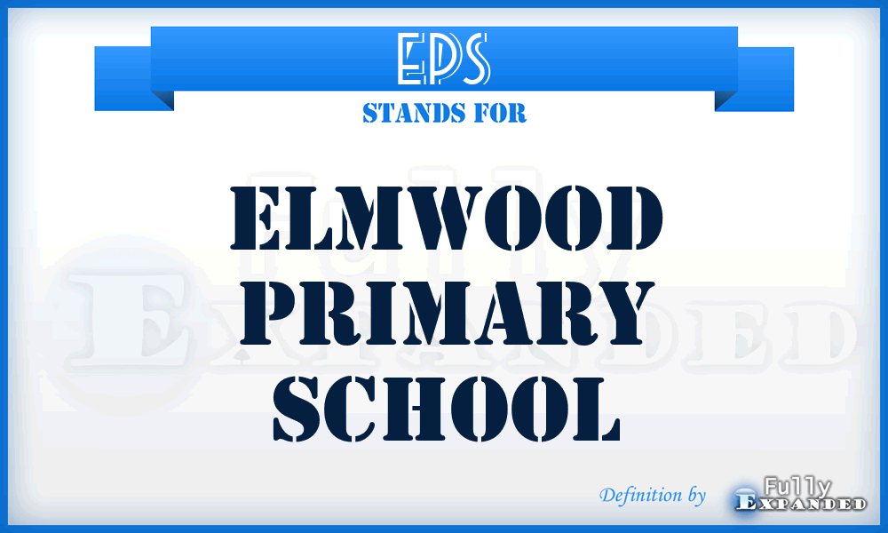 EPS - Elmwood Primary School