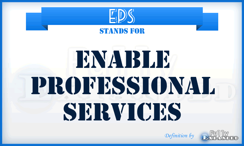 EPS - Enable Professional Services