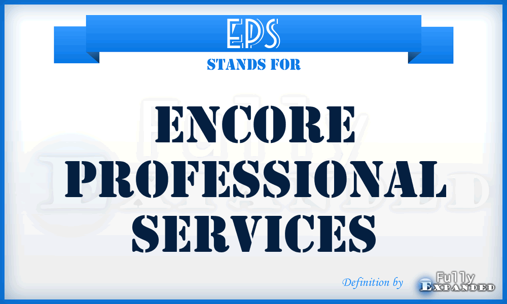 EPS - Encore Professional Services