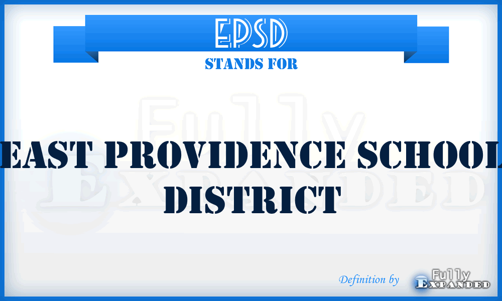 EPSD - East Providence School District
