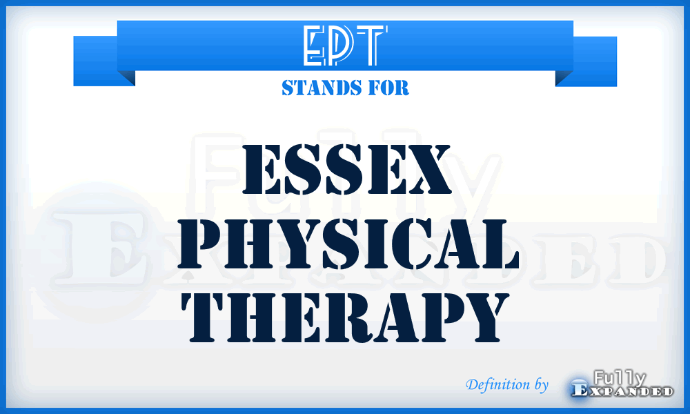 EPT - Essex Physical Therapy