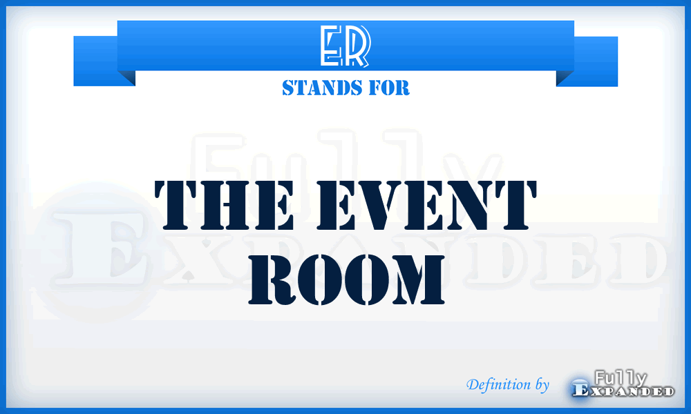 ER - The Event Room